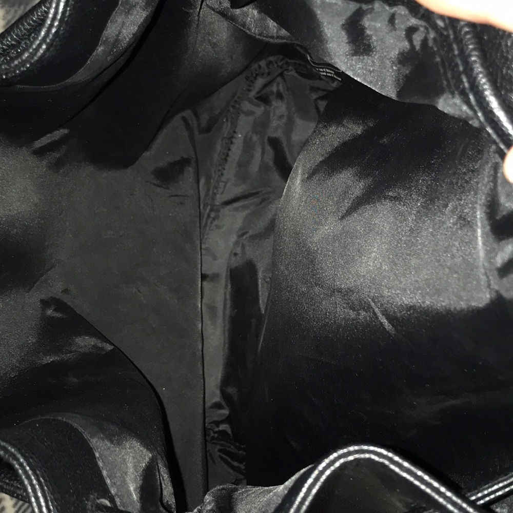 NWOT Black Victoria’s Secret backpack with fringe - Picture 3 of 5